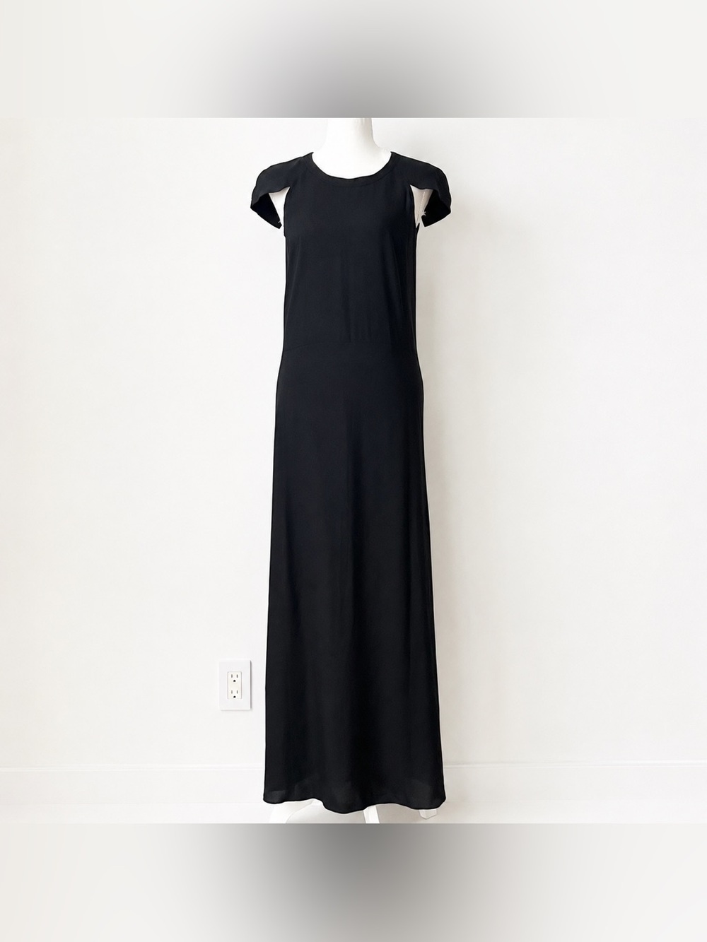 Sonia Rykiel Black Evening Gown Formal Dress Size 34 (2) Minimalist Avant Garde